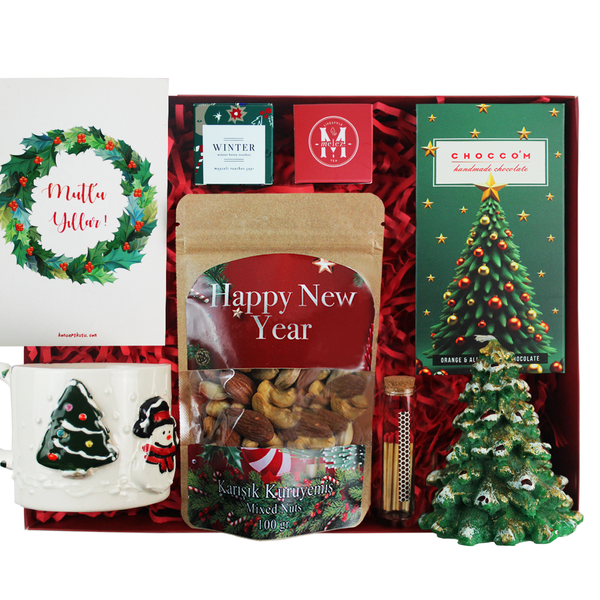 Çam Kokusu Yılbaşı Hediye Kutusu