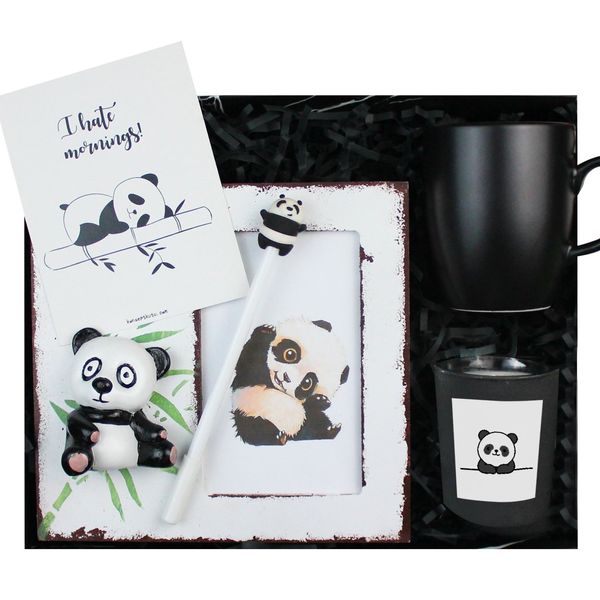 Sevimli Panda Hediye Kutusu - Doğum Günü Hediye Kutuları