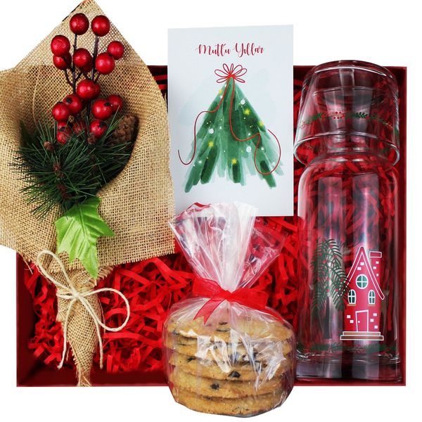 Çam Ağaçlı Hediye Kutusu