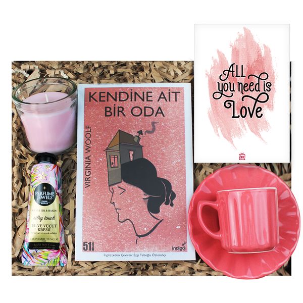 Pembe Sevgililer Günü Hediye Kutusu