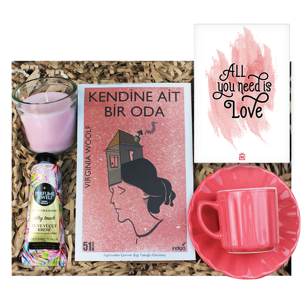 Pembe Sevgililer Günü Hediye Kutusu