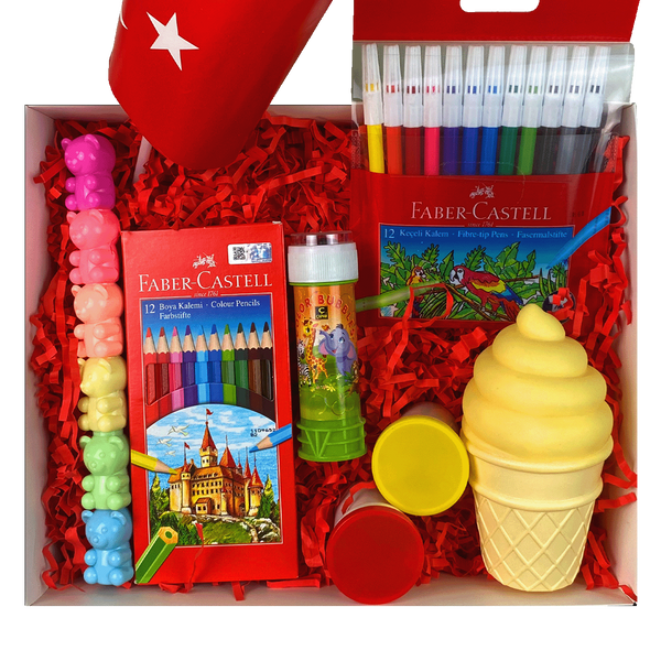 Rengarenk Çocuk Hediye Kutusu