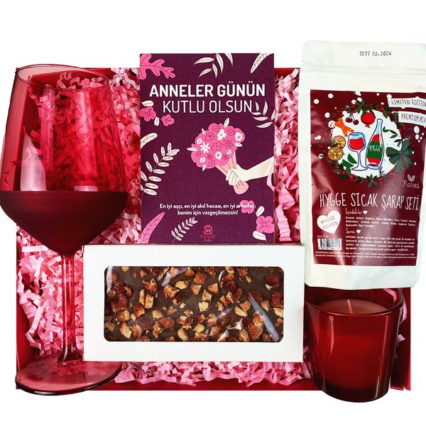 Kırmızı Anneler Günü Hediye Kutusu