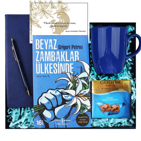 Beyaz Zambaklar Hediye Kutusu