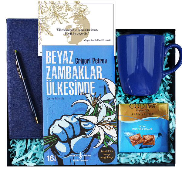 Beyaz Zambaklar Hediye Kutusu