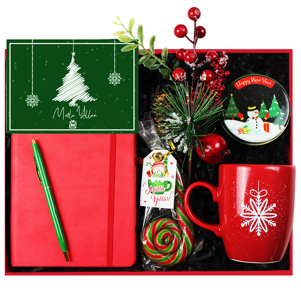 Kırmızı & Yeşil Noel Kutusu