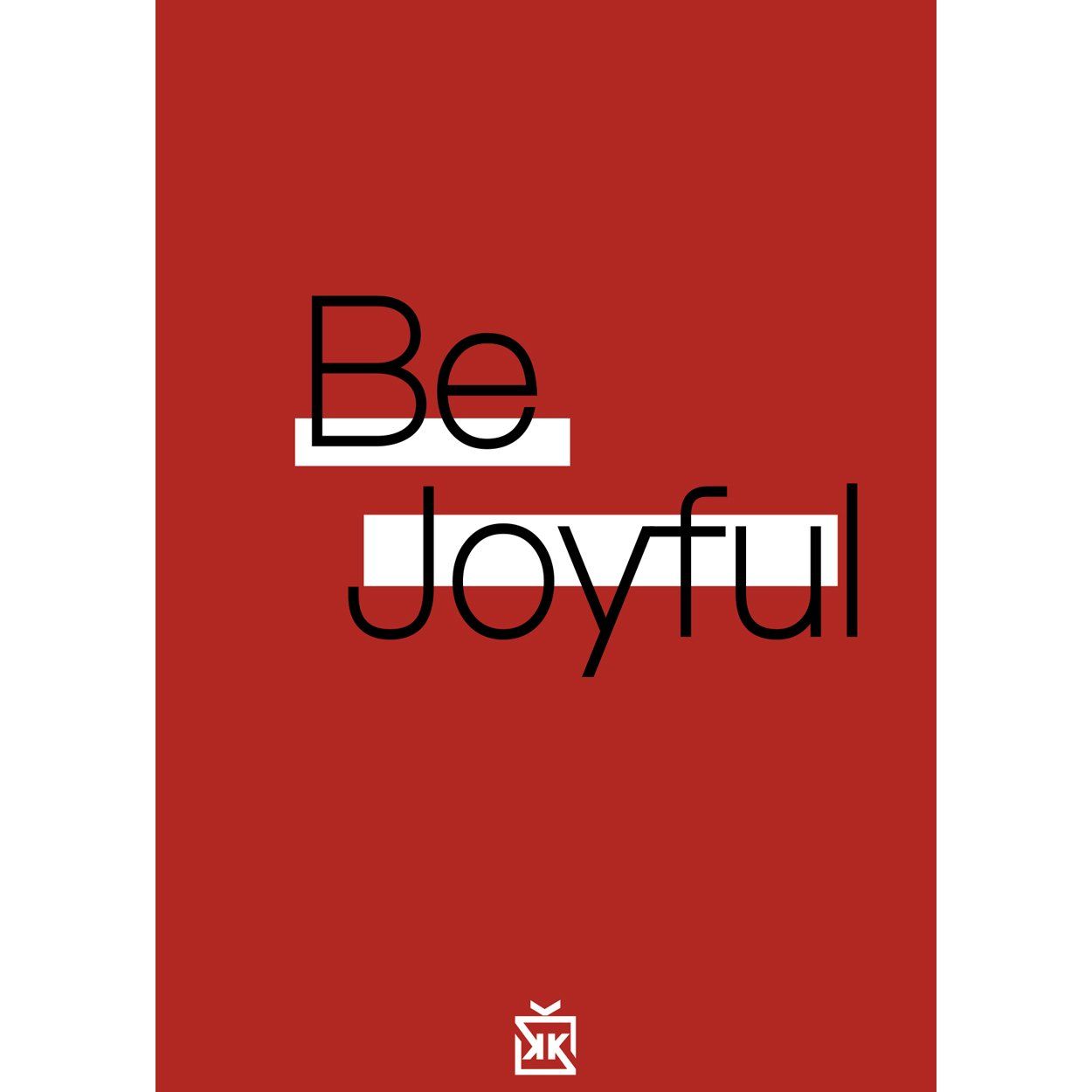 Be Joyful Motto Kartı - Fındıkkıranla Eğlenceli Yeni Yıl Hediye Kutusu içinde