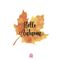 Hello Autumn Motto Kartı - MOTTO KARTLARI