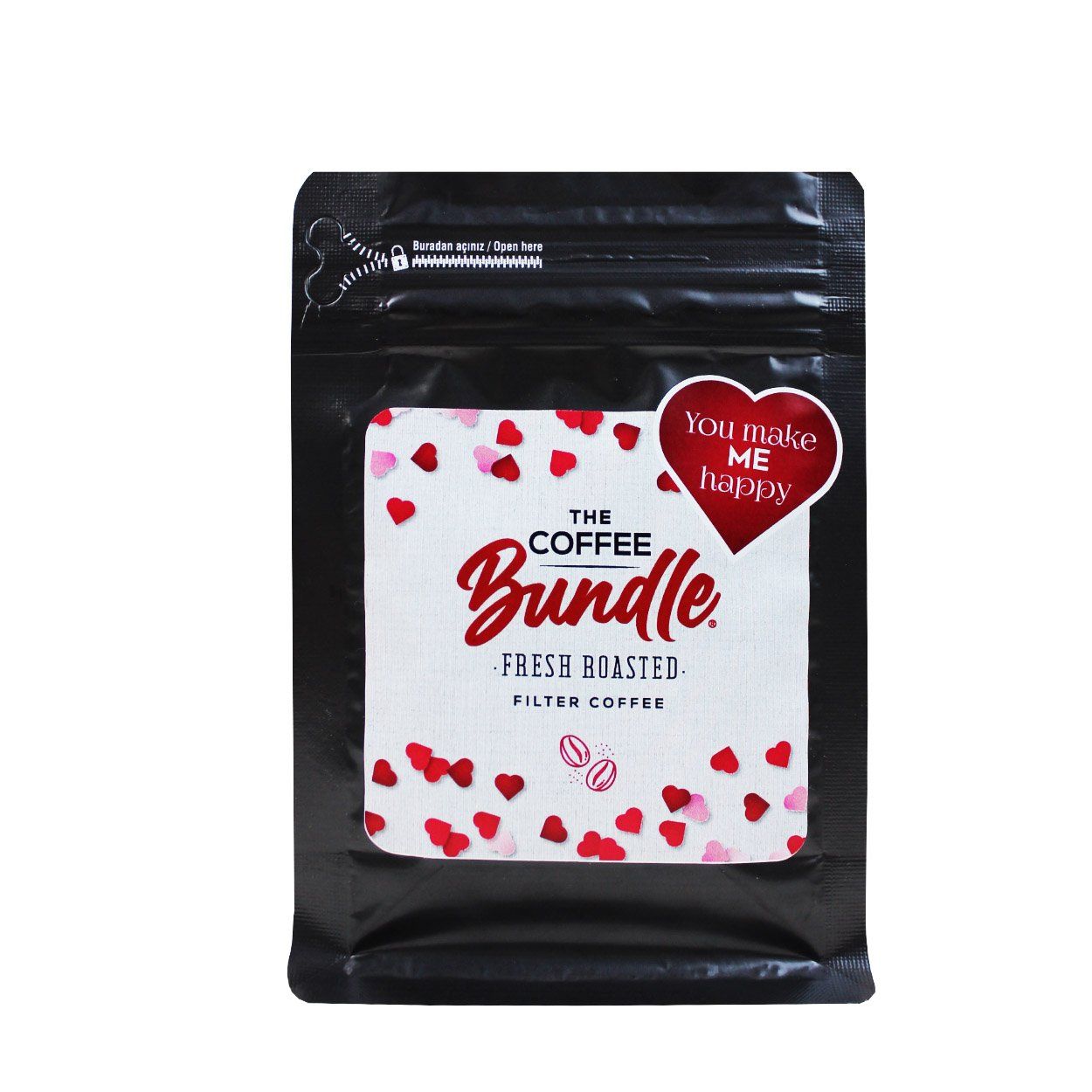 Bundle Fresh Roasted Filtre Coffee  50gr - Love You Hediye Kutusu içinde