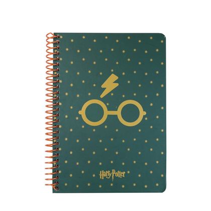 Mabbels Harry Potter Yeşil - Gözlük Desenli Butik Defter