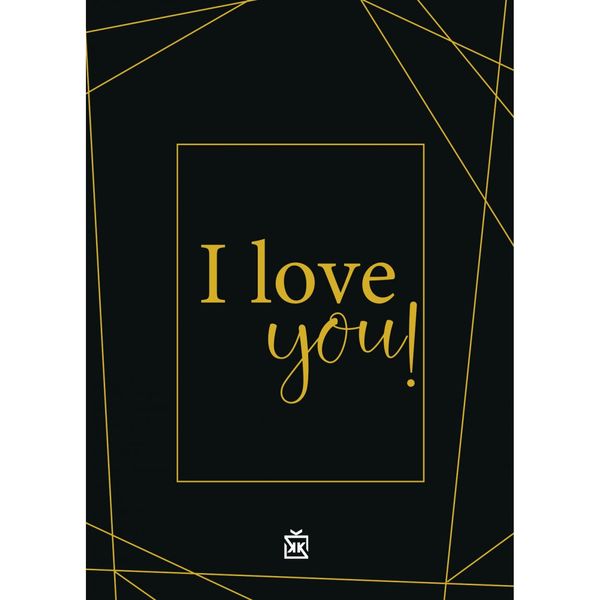 ''I Love You -3'' Motto Kart - SEVGİLİLER GÜNÜ