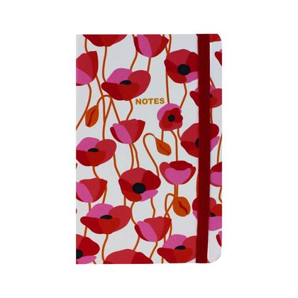 Matt Notebook Çiçek Desenli Mini Defter