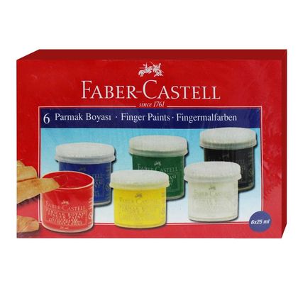 Faber Castell 6'lı Parmak Boyası Seti
