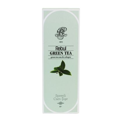 Rebul Yeşil Çay Spreyli Cam Şişe Kolonya 100 ml