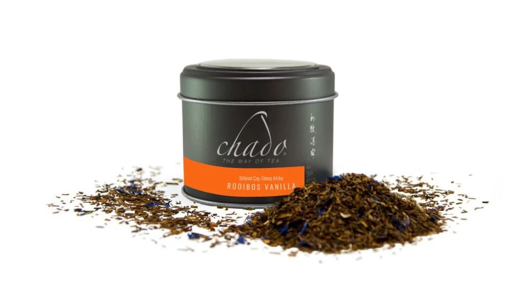 Chado The Way Of Tea- Rooıbos Vanılla 50gr - Turunculu Kadınlar Günü Hediye Kutusu içinde