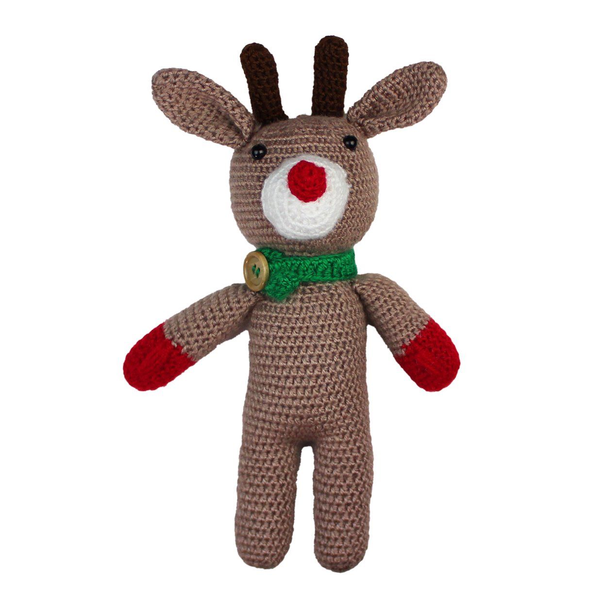 Amigurumi Geyik - Geyikli Yılbaşı Hediye Kutusu içinde