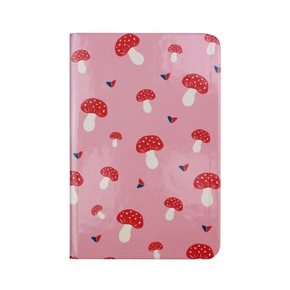 Matt Notebook Mantar Desenli Mini Not Defteri 