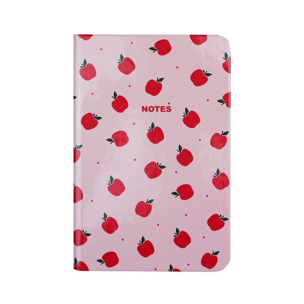 Matt Notebook Elma Desenli Mini Not Defteri  - DEFTERLER