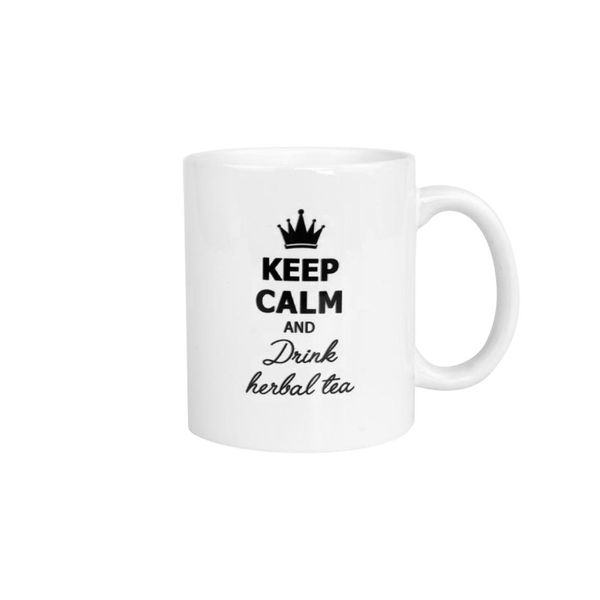 Keep Calm & Drink Herbal Tea Kupa  - KUPALAR & BARDAKLAR