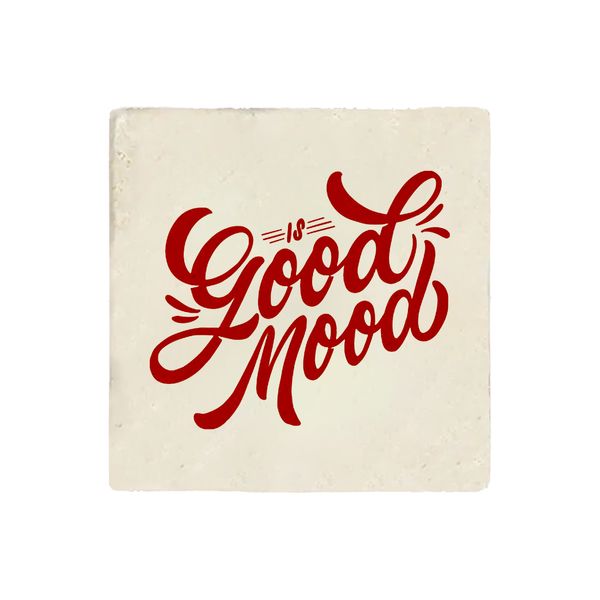 Good Mood Taş Bardak Altlığı - BARDAK ALTLIKLARI