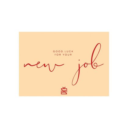New Job Motto Kartı