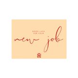 New Job Motto Kartı