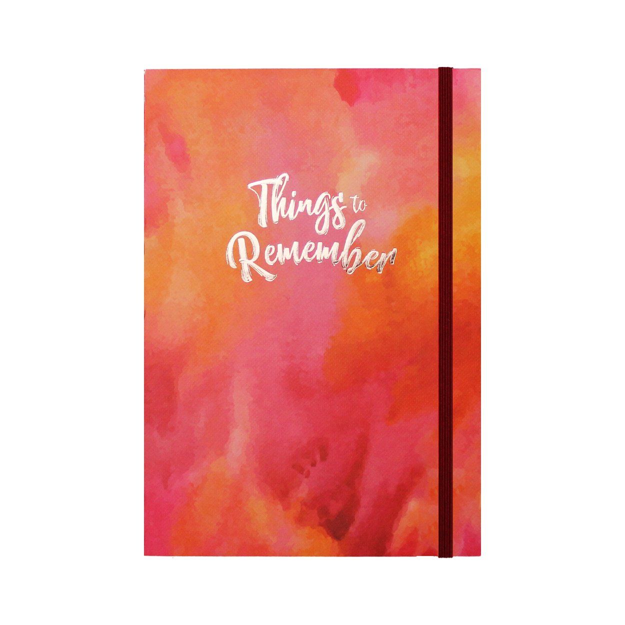 IGGY Pembe - Turuncu Things to Remember A5 Defter - Unutulmayan Sevgiliye Hediye Kutusu içinde