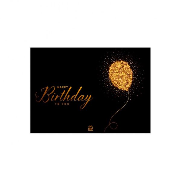 Happy Birthday To You Motto Kartı - MOTTO KARTLARI
