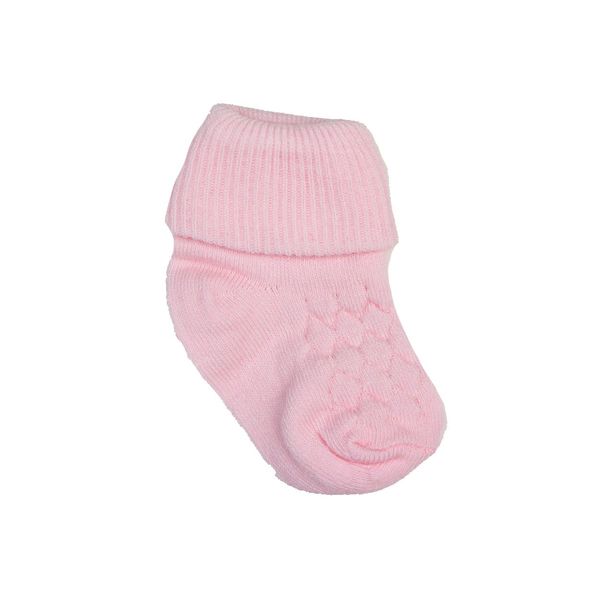 Pembe Yenidoğan Bebek  Çorabı - BEBEK ÜRÜNLERİ