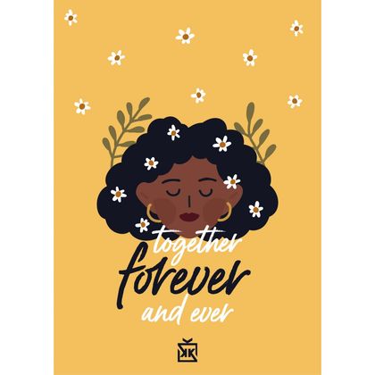 Beautiful Daisy Motto Kartı