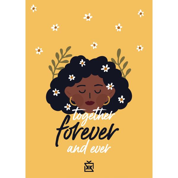 Beautiful Daisy Motto Kartı - MOTTO KARTLARI