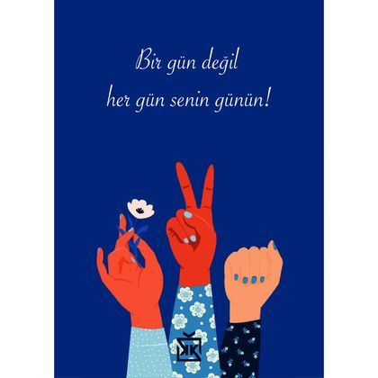 Her Gün Senin Günün Motto Kartı