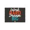 Work Hard Dream Big Motto Kartı - Work Hard  Yeni İş Hediye Kutusu içinde