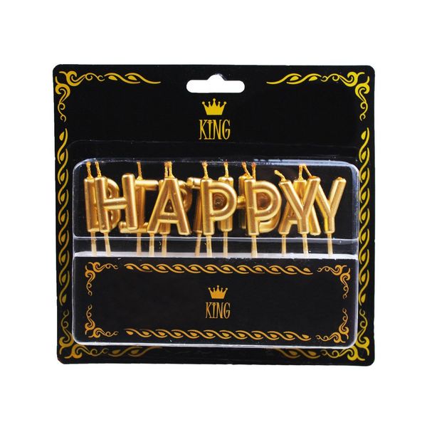 Gold Happy Birthday Mum - MUMLAR