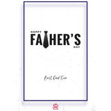 Happy Father's Day / Best Dad Ever Motto Kartı