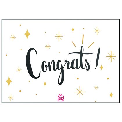 Congrats! Motto Kartı