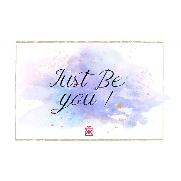 Just Be You! Motto Kartı - MOTTO KARTLARI