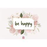 Be Happy Motto Kartı