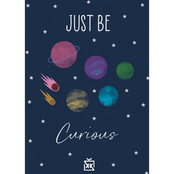 Just Be Curious Motto Kartı - MOTTO KARTLARI