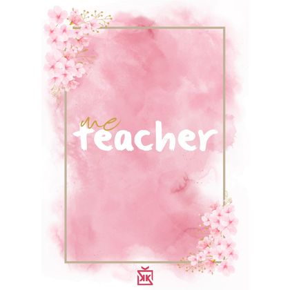 Me Teacher Motto Kartı