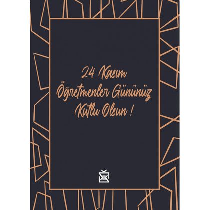 24 Kasım Motto Kartı