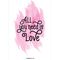 Pinky All You Need is Love Motto Kartı - Pembe Sevgililer Günü Hediye Kutusu içinde