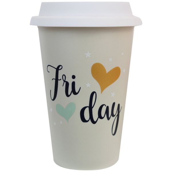 Friday Bej Porselen Termos - TERMOSLAR & FRENCHPRESSLER & MATARALAR