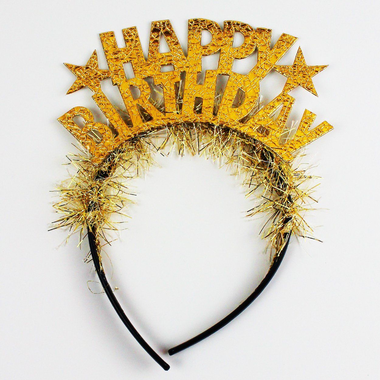 Gold Happy Birthday Taç - İyi ki Doğdun Hediye Kutusu içinde