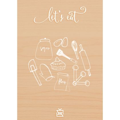 Let's Eat Motto Kartı