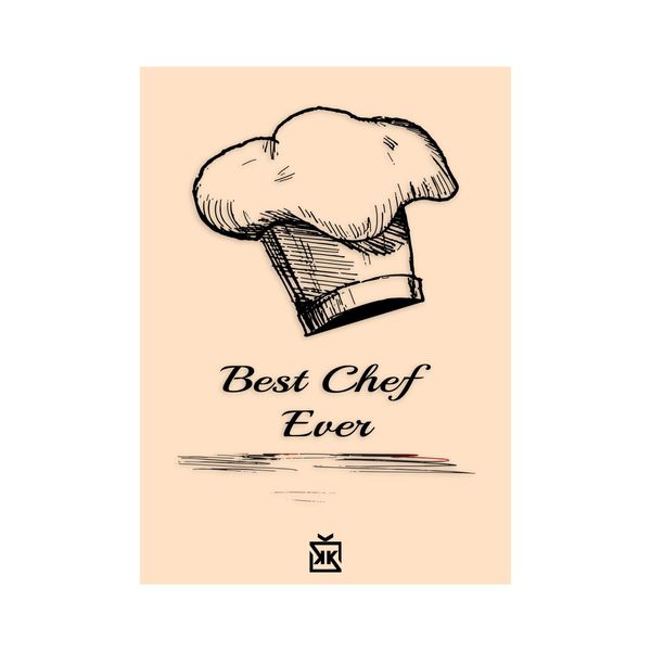 Best Chef Ever Motto Kartı - MOTTO KARTLARI