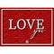 Red Love You Motto Kartı - Eğlenceli Sevgilime Hediye Kutusu içinde