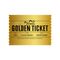 Wonka Golden Ticket Motto Kartı - MOTTO KARTLARI