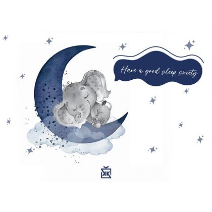 Have a Good Sleep Sweety Motto Kartı