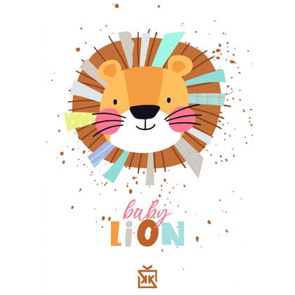 Baby Lion Motto Kartı